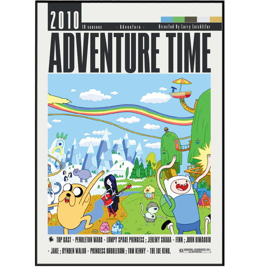 Adventure Time (2010) Anime Poster