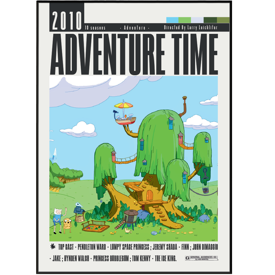 Adventure Time (2010) Animes Poster