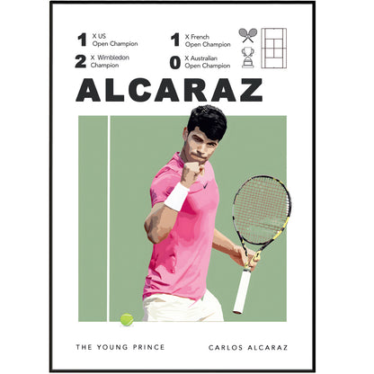 Carlos Alcaraz Tennis Posters