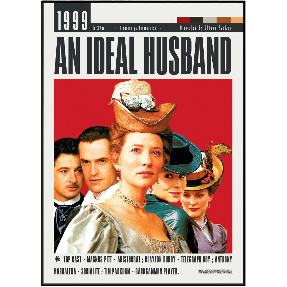 An Ideal Husband (1999) Classic Film Poster - 98types