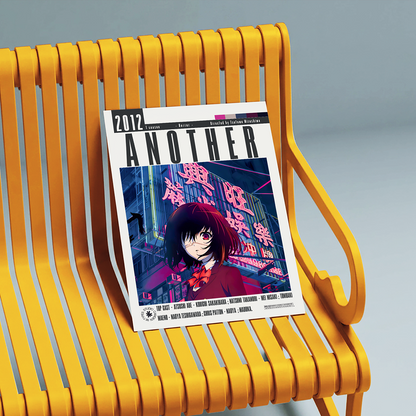 Another anime poster — Mei Misaki class 3-3 horror mystery eye patch wall art print UK