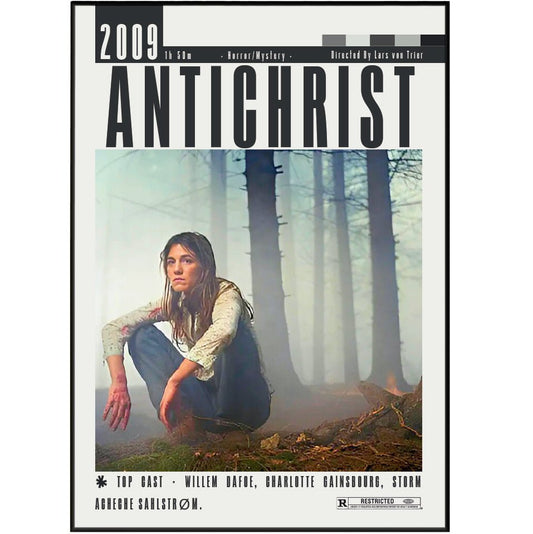 Antichrist 2009 horror film poster — Lars von Trier Willem Dafoe Charlotte Gainsbourg woods wall art print UK
Films Posters - 98types