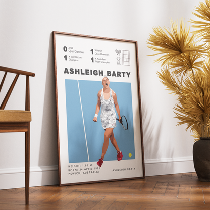 Ashleigh Barty Tennis Posters