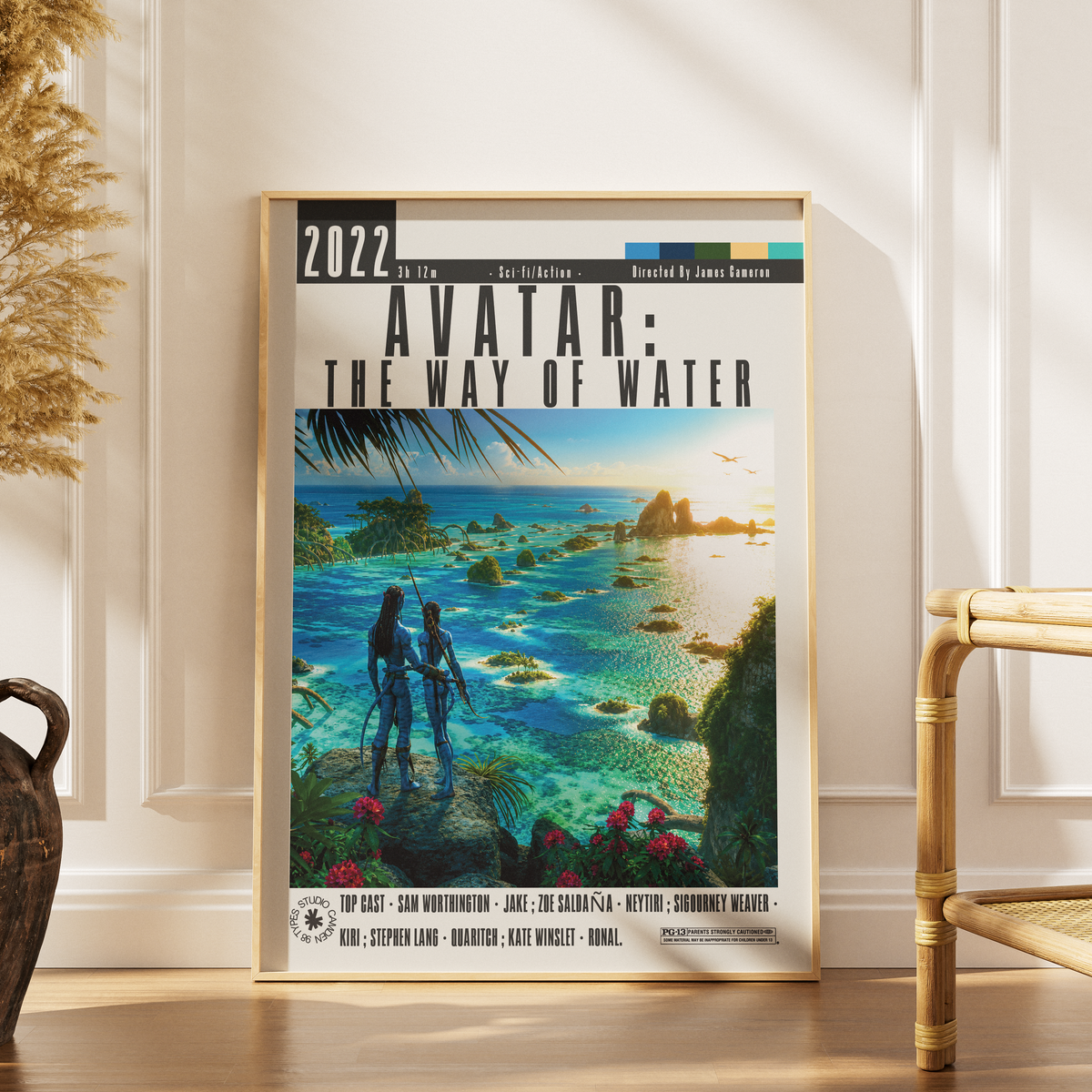 Avatar The Way of Water 2022 James Cameron film poster print UK — Pandora ocean Metkayina sci-fi wall art 260gsm printed in England Camden Market