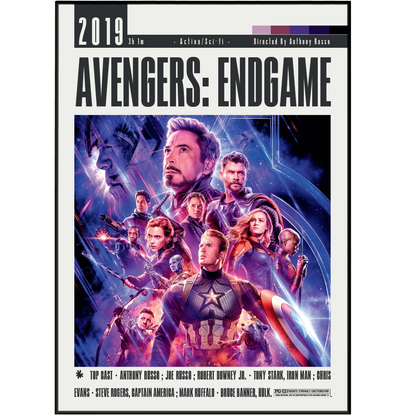 Avengers: Endgame (2019) Movie Poster