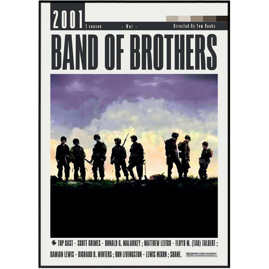 Band of Brothers (2001) Tv Series Poster - 98types