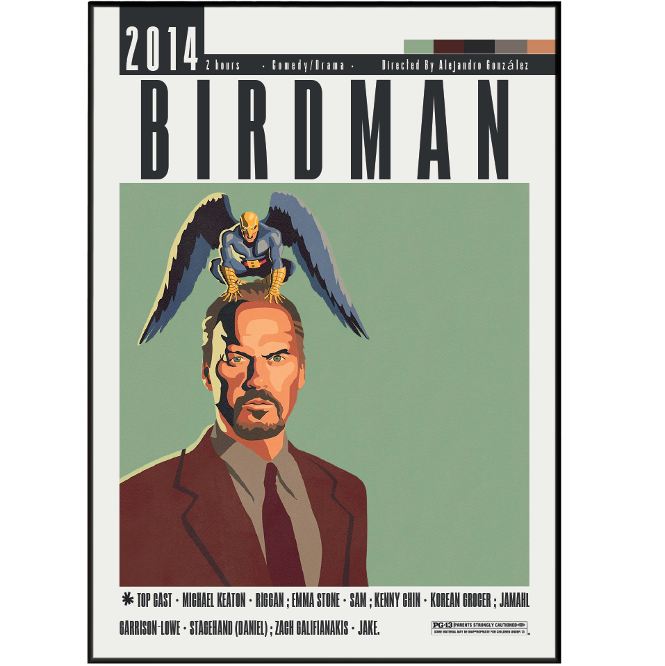 Birdman (2014) Movies Posters