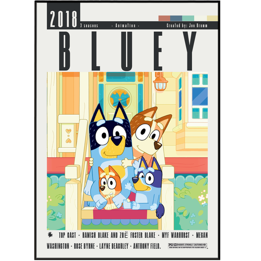 Bluey (2018) TV Serie Poster