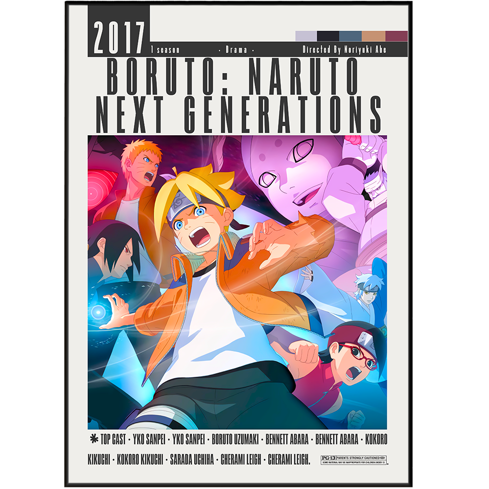 Boruto: Naruto Next Generations (2017) Anime Poster