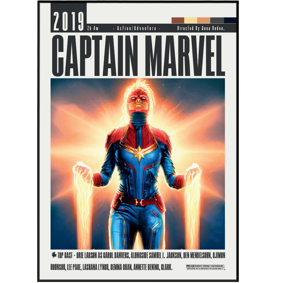 Captain Marvel (2019) Movie Posters