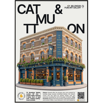 Custom London Pub Poster | Gift Idea | Favourite Pub Poster