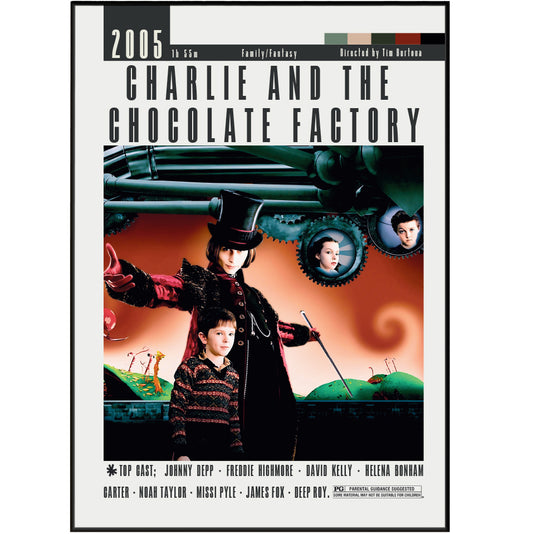 Charlie and the Chocolate Factory (2005) Movie Poster