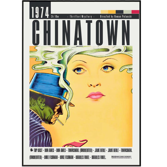 Chinatown (1974) Movies Poster