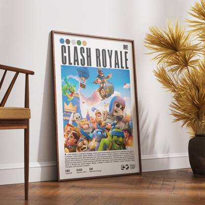 Clash Royale Video Game Poster