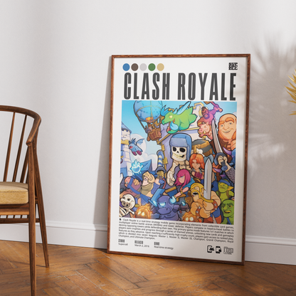 Clash Royale Video Game Posters