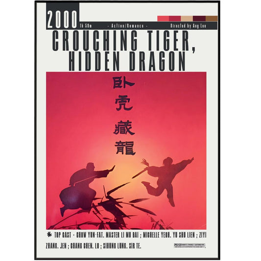 Crouching Tiger, Hidden Dragon (2000) Movie Posters