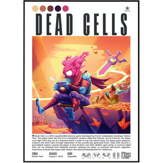 Dead Cells Video Game Poster