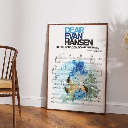 Dear Evan Hansen - IN THE BEDROOM DOWN THE HALL Poster