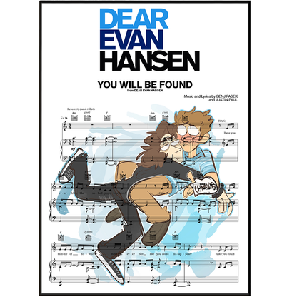 Dear Evan Hansen – You Will Be Found Musical Poster - 98types