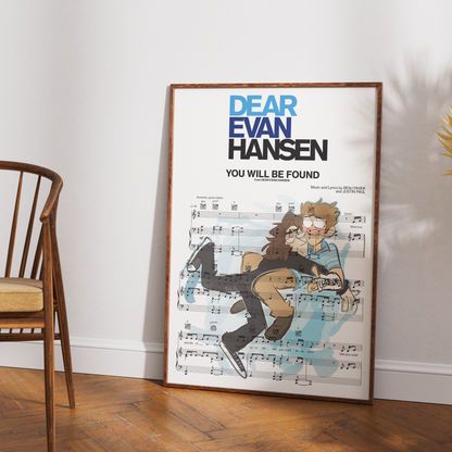 Dear Evan Hansen – You Will Be Found Musical Poster - 98types