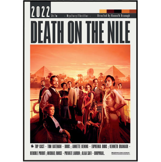 Death on the Nile (2022) Movie Poster - 98types