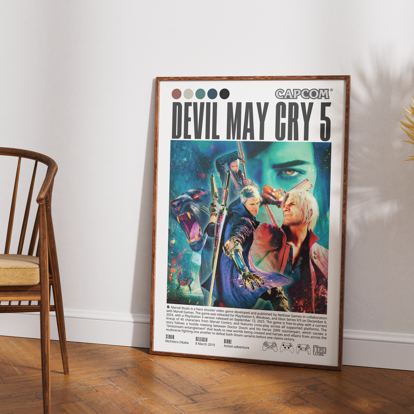 Devil May Cry 5 Video Games Poster