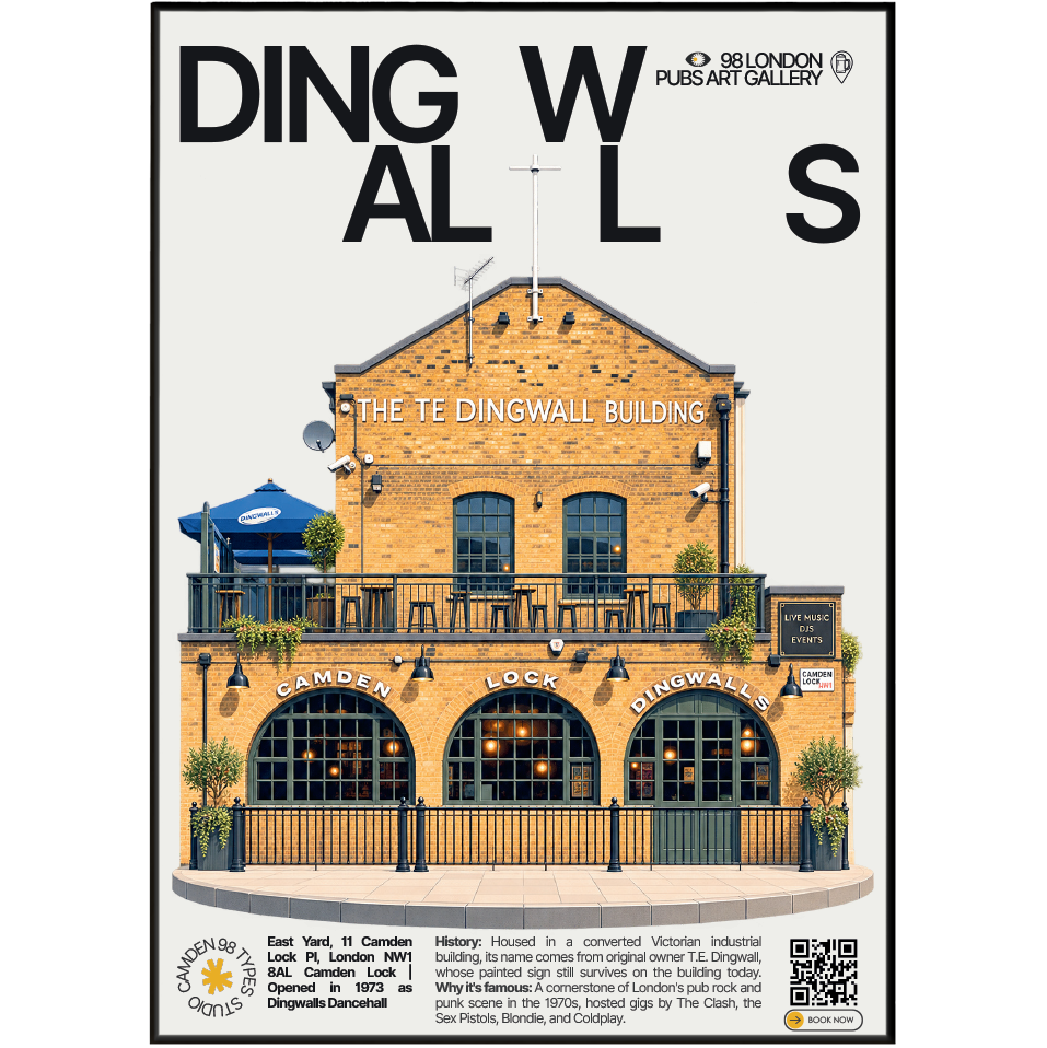 Custom London Pub Poster | Gift Idea | Favourite Pub Poster