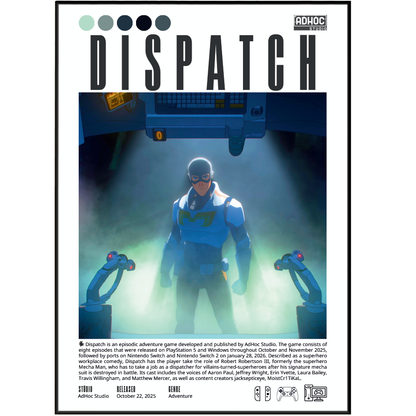 Dispatch Video Games Poster