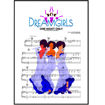 Dreamgirls – One Night Only  Musical Poster - 98types