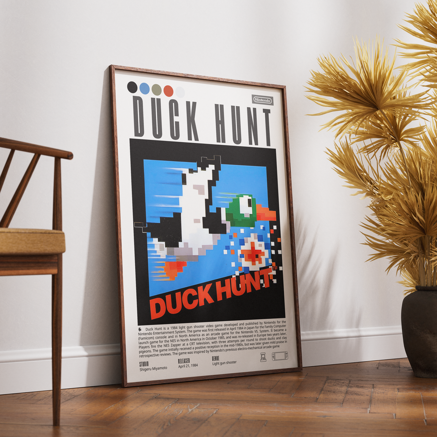 Duck Hunt Video Game Poster