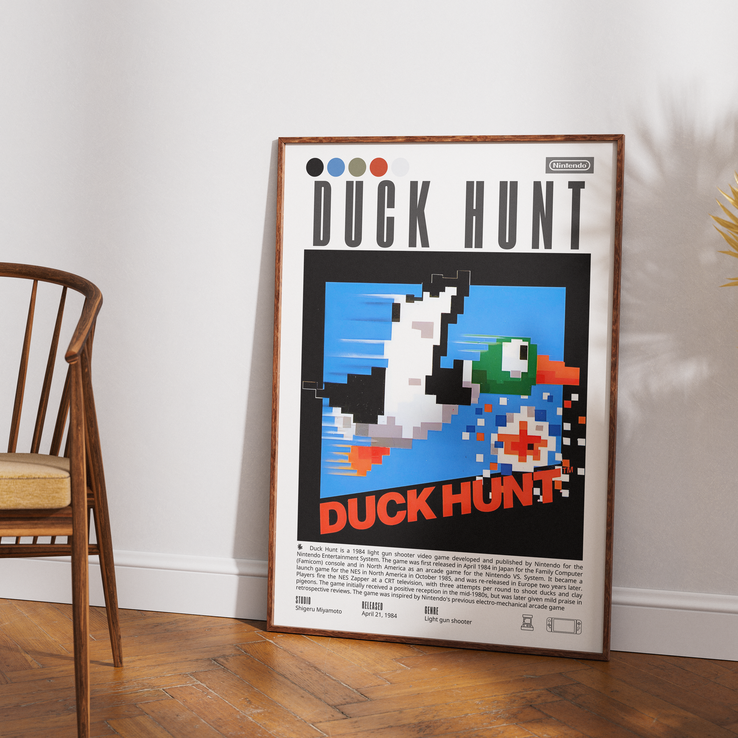 Duck Hunt Video Game Poster