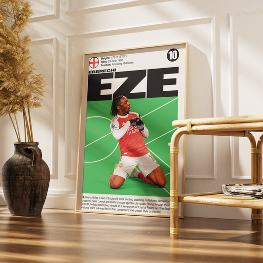 Eberechi Eze football poster – Eberechi Eze Football Poster – 98types