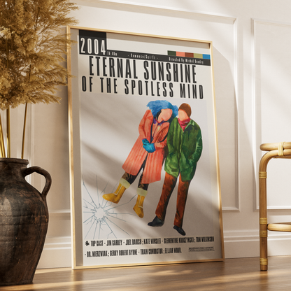 Eternal Sunshine of the Spotless Mind 2004 movie poster art print UK