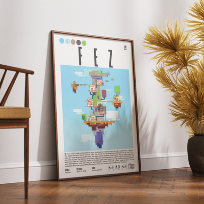 Fez Video Game Poster