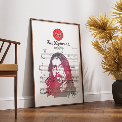 Foo Fighters – Everlong Rock Music Poster - 98types