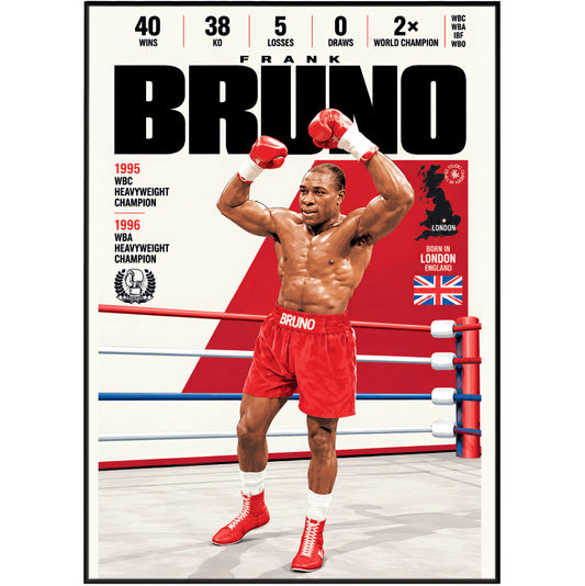 Frank Bruno Poster poster print UK – 98types