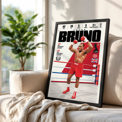 Frank Bruno Poster | Big Frank | Boxing Wall Art Print