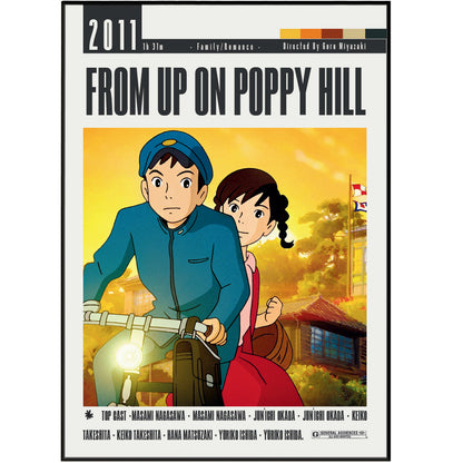 From Up on Poppy Hill (2011) Anime Poster