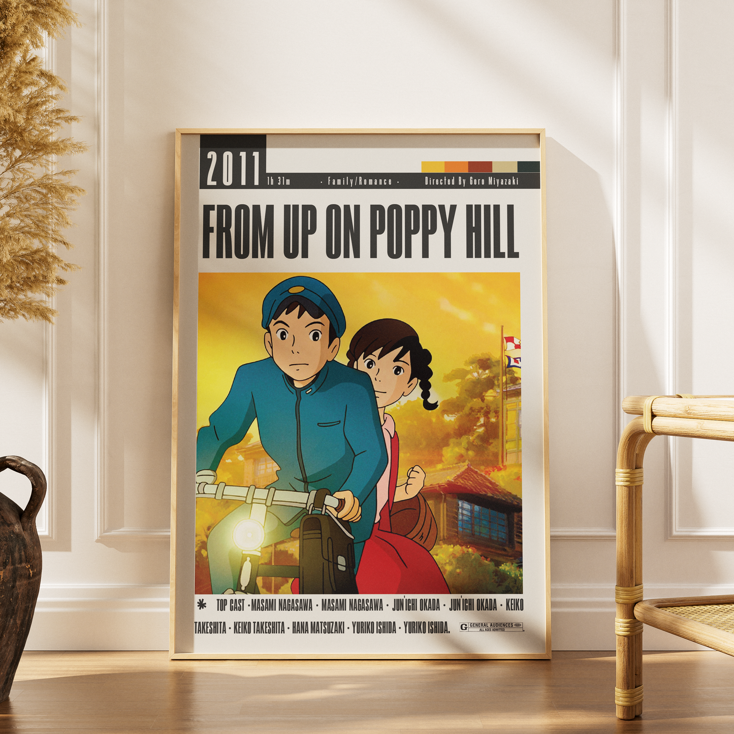 From Up on Poppy Hill (2011) Anime Poster