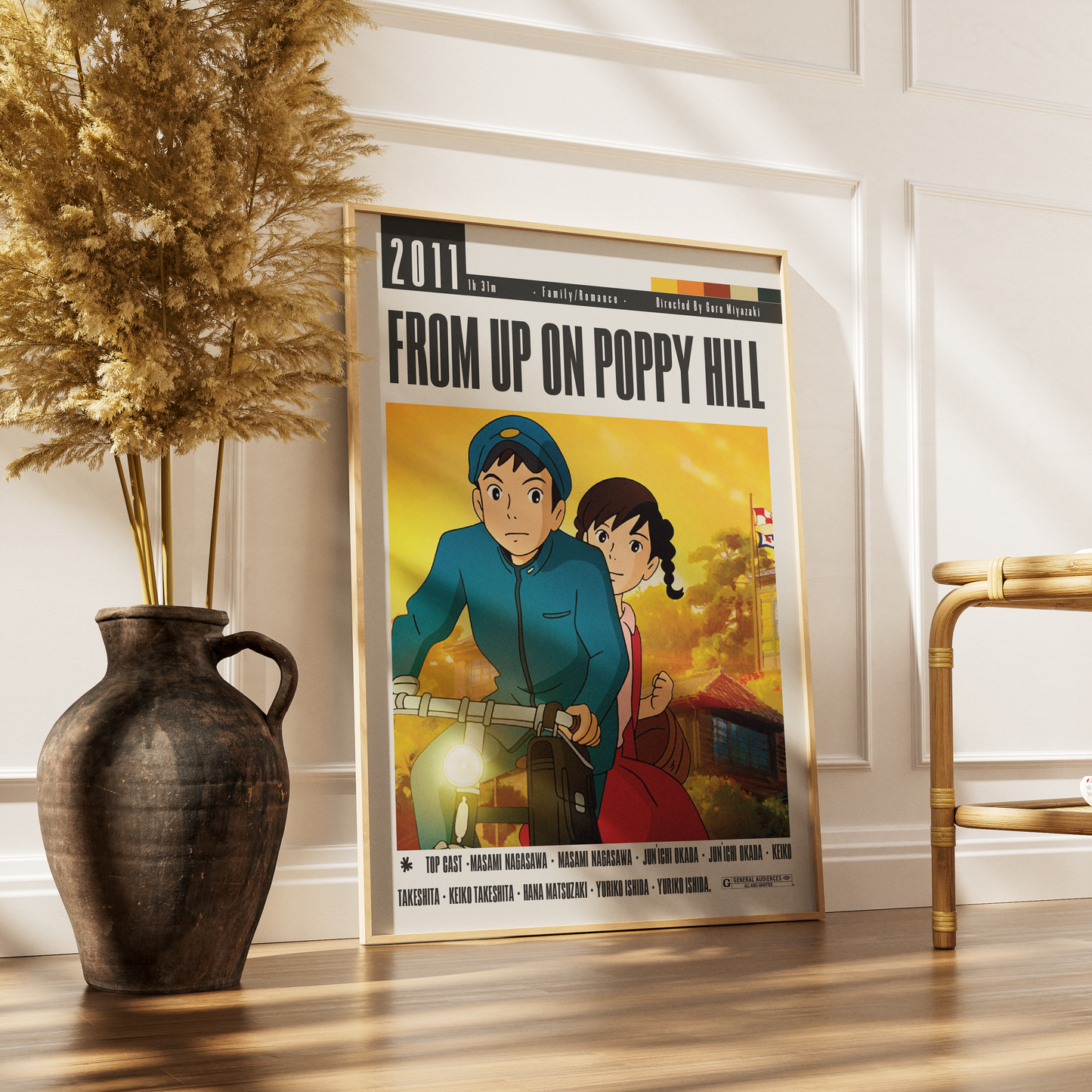 From Up on Poppy Hill (2011) Anime Poster