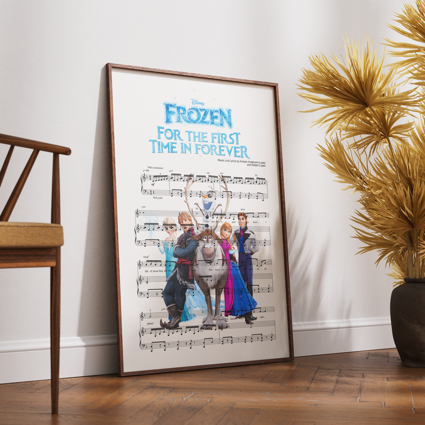 Frozen –  For the First Time in Forever Disney Musical Poster - 98types