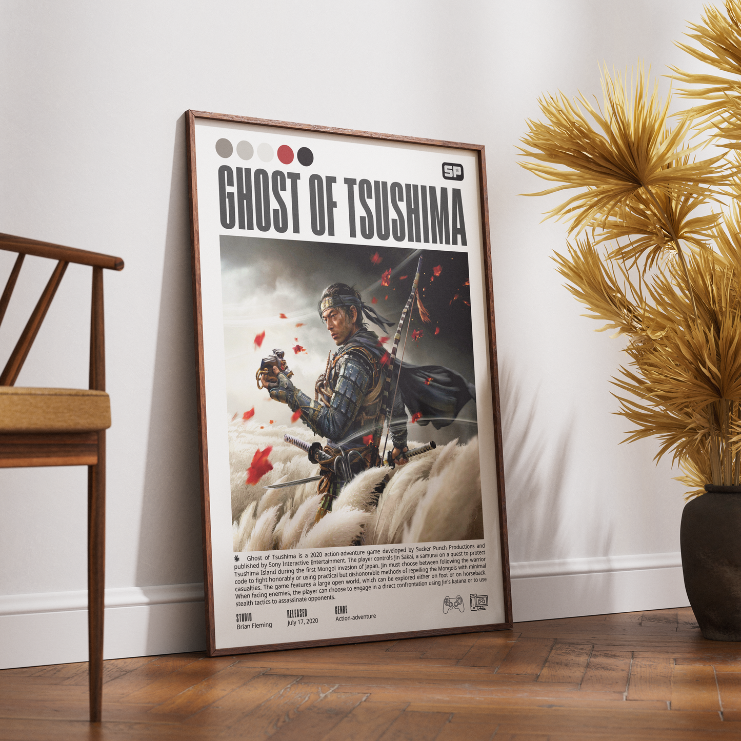 Ghost of Tsushima Video Game Posters