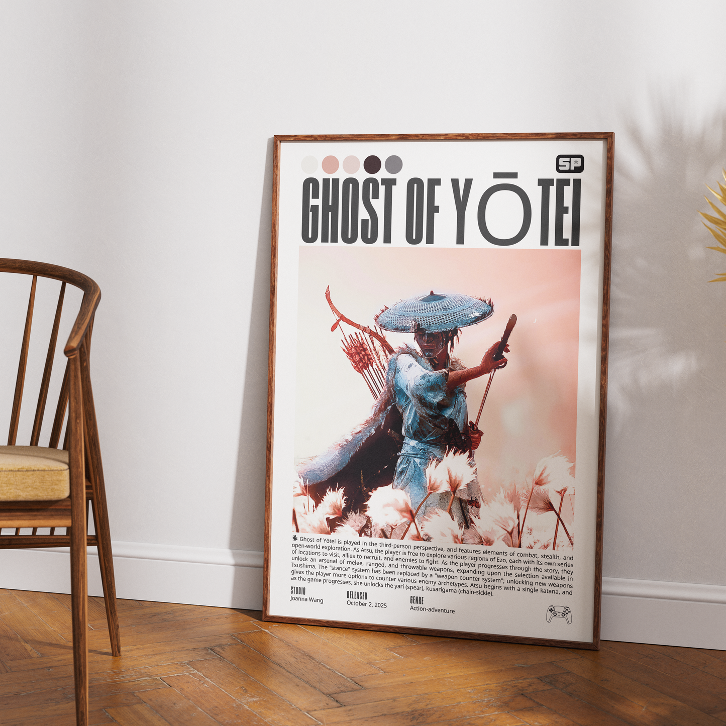 Ghost of Yōtei Video Game Poster