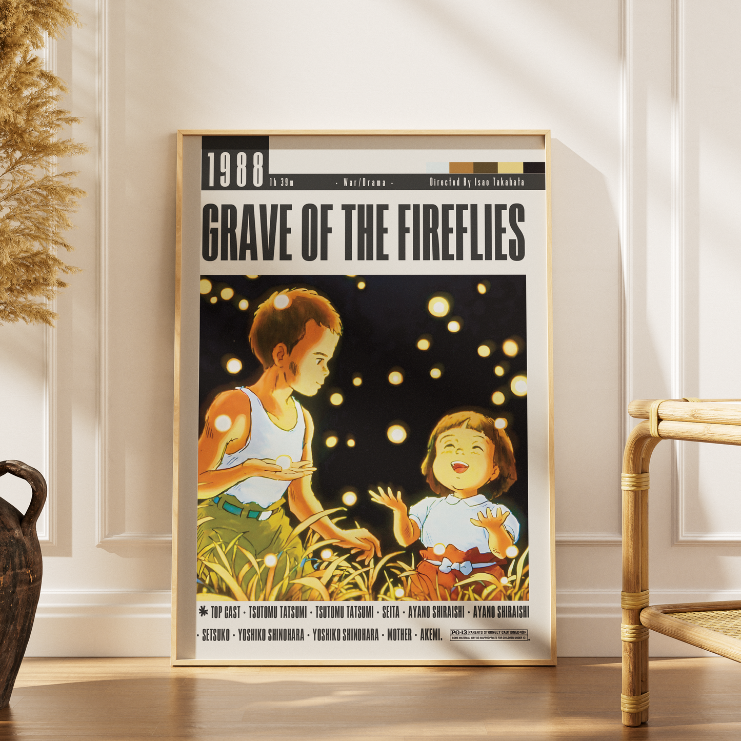 Grave of the Fireflies (1988) Movie Posters