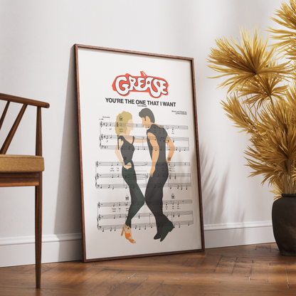 Grease – You’re the One That I Want Musical Poster - 98types