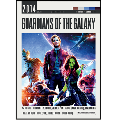 Guardians of the Galaxy (2014) Movie Posters