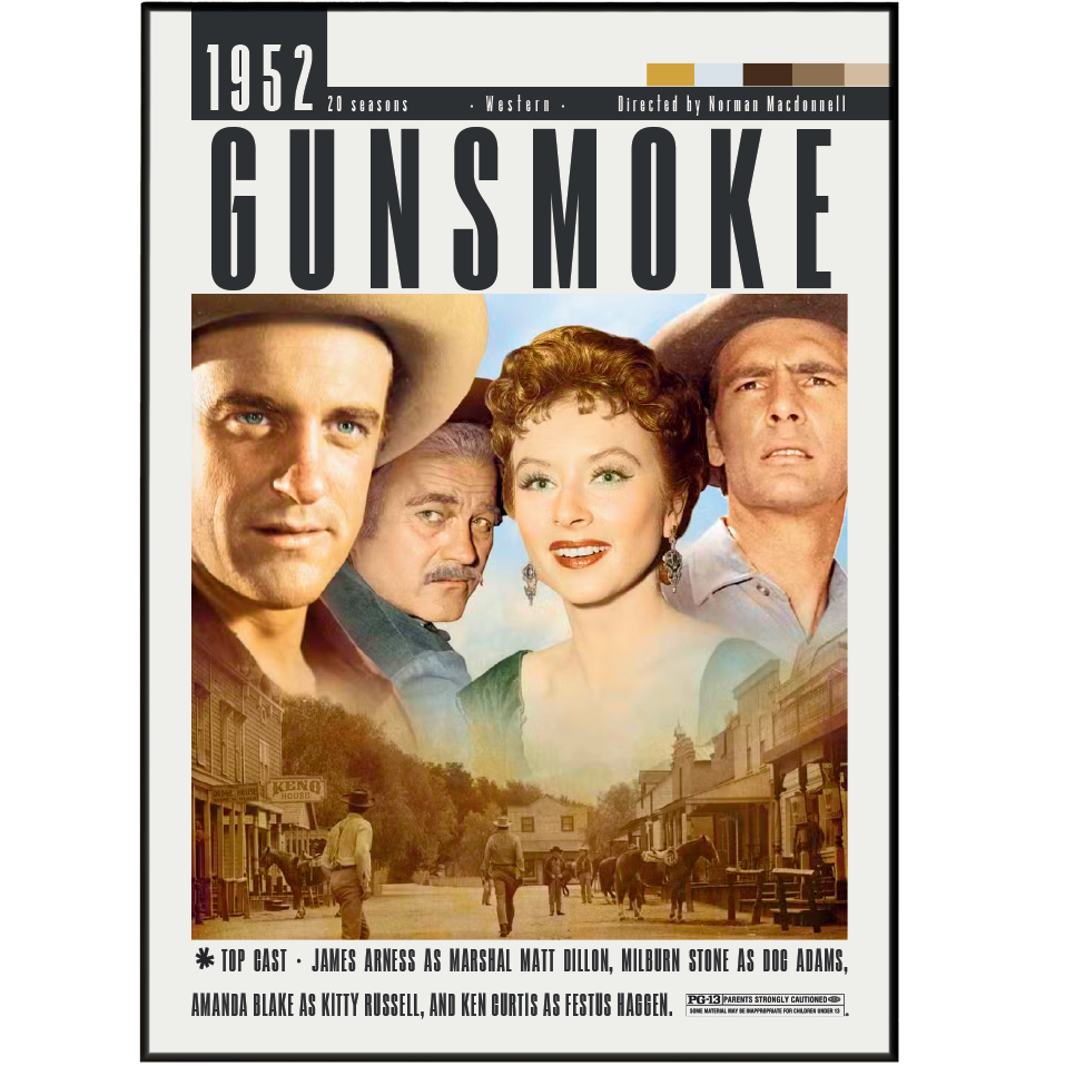 Gunsmoke (1952) TV Serie Poster