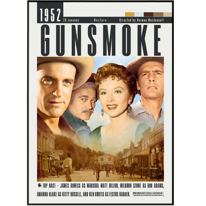 Gunsmoke (1952) TV Serie Poster