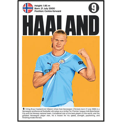 Erling Haaland Poster poster print UK – 98types