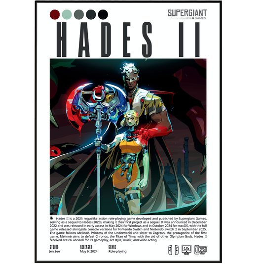 Hades II Video Game Posters